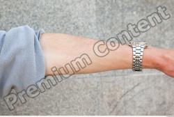 Forearm Man Casual Average Street photo references